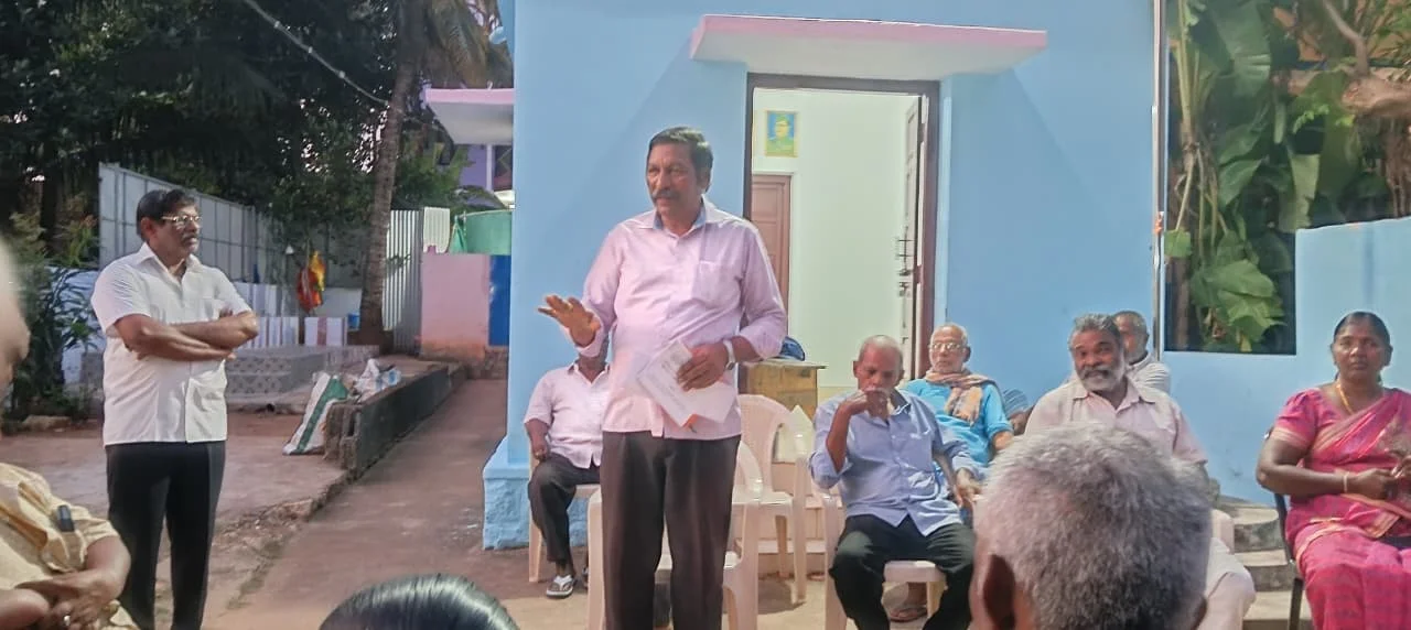 சமூக பொதுநல இயக்கமக்கள் சந்திப்பு-மேல்பாறை கிராமத்தில் நடந்தது.