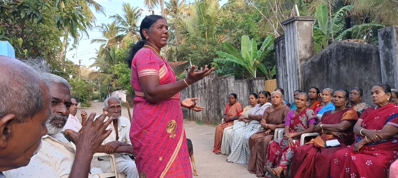 சமூக பொதுநல இயக்கமக்கள் சந்திப்பு-மேல்பாறை கிராமத்தில் நடந்தது.