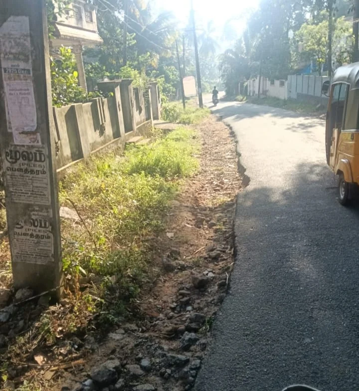 கன்னியாகுமரி மாவட்டத்தில் சாலை அகல கோரிக்கை